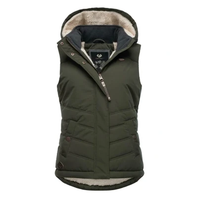Afbeelding van Ragwear Hesty Bodywarmer, Dames, Maat: Small, Dark olive