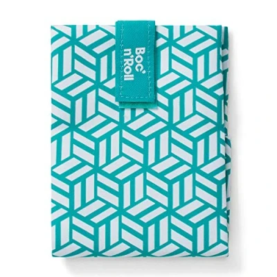 Afbeelding van Roll&#039;Eat Boc&#039;n&#039;Roll Foodwrap Herbruikbaar Boterhamzakje Tiles Green