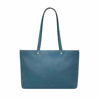 Afbeelding van FOSSIL Schoudertas Jessie Top Zip Tote Drizzle Blauw