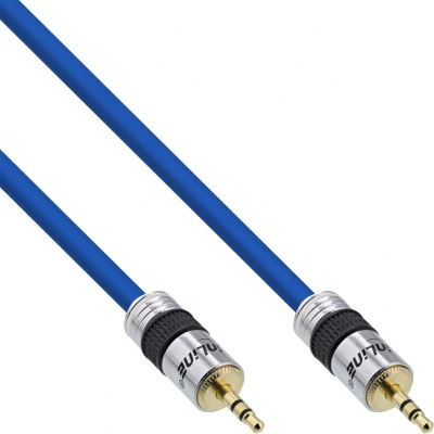 Afbeelding van Premium 3,5mm Jack stereo audio kabel / blauw 15 meter