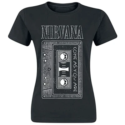 Image de Nirvana T Shirt Come As You Are Femme NoirL