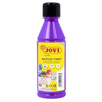 Image de JOVI Peinture acrylique à base d&#039;eau liguide violet opaque satin 250 ml