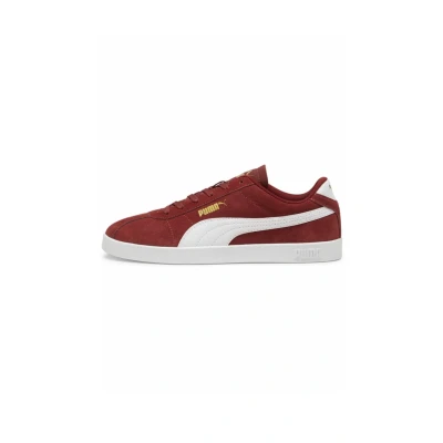 Afbeelding van PUMA Club II Suede unisex sneakers, Wit/Goud, Maat 48