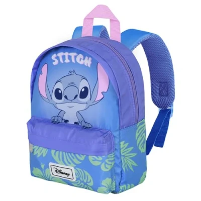 Afbeelding van Disney Joy Preschool Backpack Voorschoolse rugzak, uniseks, kinderen, 1 stuk, Lilo en Stitch blauw, kleuterrugzak