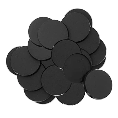 Afbeelding van Wargaming Speelbases van kunststof voor miniatuurfiguren, 25 mm, 30 stuks