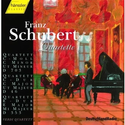 Afbeelding van Verdi Quartett Quartette: Quartettsatz C Moll D703 (CD)