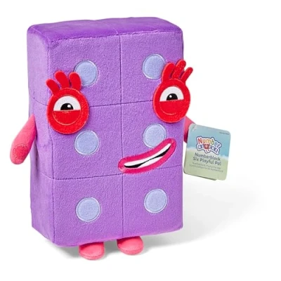 Afbeelding van Learning Resources Numberblock Six Pluche, leeftijd 18 Maanden+