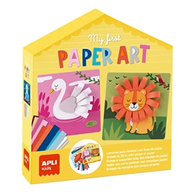 Afbeelding van Apli kids knutselset papier dieren