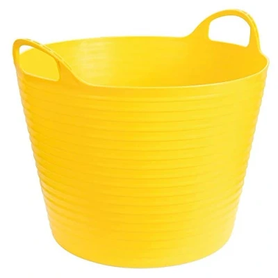 Afbeelding van Flexibele mand geel 28 liter