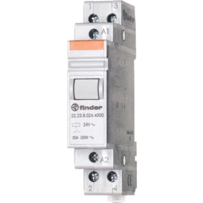 Afbeelding van Finder 22.23.9.012.4000 Industrieel relais Nominale spanning: 12 V/DC Schakelstroom (max.): 20 A 1x NO, NC 1 stuk(s)