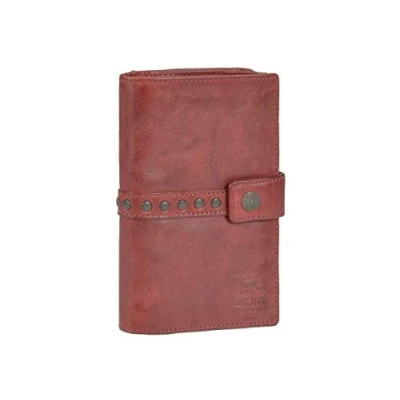Afbeelding van Bear Design Sanne Portemonnee met Studs Rood