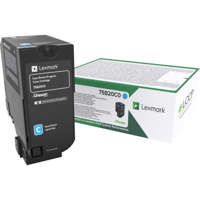 Afbeelding van Lexmark 75B20C0 Toner Cyaan