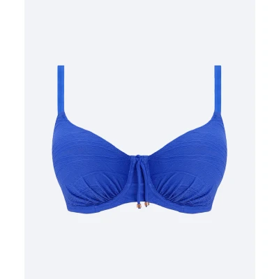 Afbeelding van Fantasie BEACH WAVES UW GATHERED FULL CUP BIKINI TOP Bikinitopje Ultramarine Maat 85D (EU)
