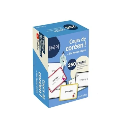 Afbeelding van COURS DE COREEN LA BOITE HANGEUL (250 CARTES POUR APPRENDRE