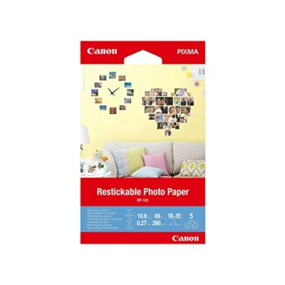 Afbeelding van Canon RP 101 verwijderbare fotostickers 260 grams 10 x 15 cm (5 vel) Pak