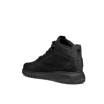Afbeelding van Geox Aerantis 4X4 ABX Veterboots, Heren, Maat: 45, Black Leer en textiel