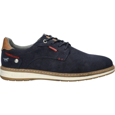 Afbeelding van Mustang Veterschoenen Laag Blauw Maat 41