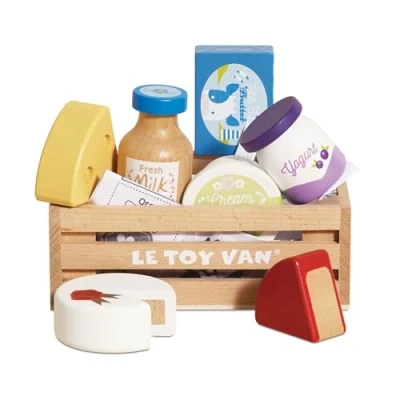 Afbeelding van Kaas en melk krat Honeybake Le Toy Van