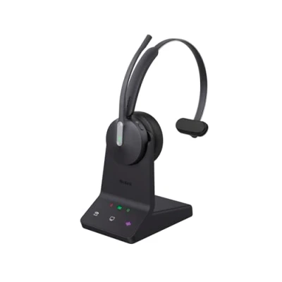 Afbeelding van Randapparaten: Headsets: Yealink WH64 Mono UC Draadloos Hoofdband Kantoor/callcenter USB Type C Bluetooth Zwart