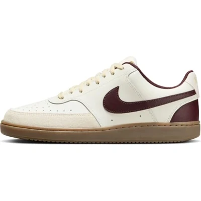 Afbeelding van NIKE Court Vision Lo, Baskets pour homme, 42 EU, Sail Lt Smoke Grey Orewood Brn White, EU