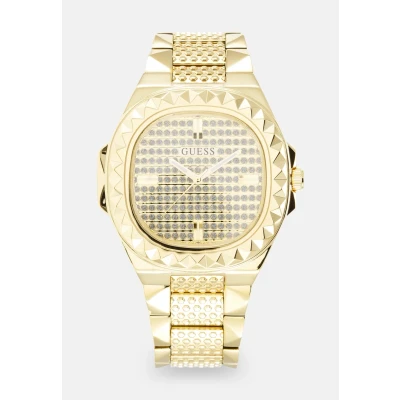 Afbeelding van Guess Rebel Horloge Champagne sunray/goldcoloured, Heren, Maat: One Size, sunray/gold coloured
