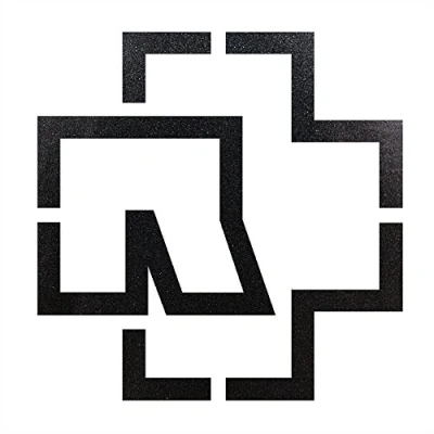 Afbeelding van Rammstein Autosticker met contourlogo (vrijstaand) antraciet metallic 38 x cm, officieel product van de groep
