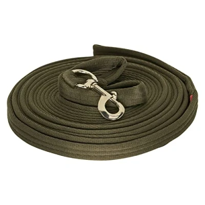 Image de Imperial Riding Longe Soft Cushion Web Extra Olive Vert One Size