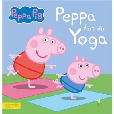 Image de Peppa Pig fait du yoga