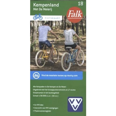 Afbeelding van Falk Fietskaart 18 Kempenland Met De Meierij Kleurloos Overige Accessoires