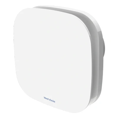 Afbeelding van Vent Axia Supra design 125HT badkamerventilator Timer &amp; Vochtsensor 160 m3/h Ø125mm
