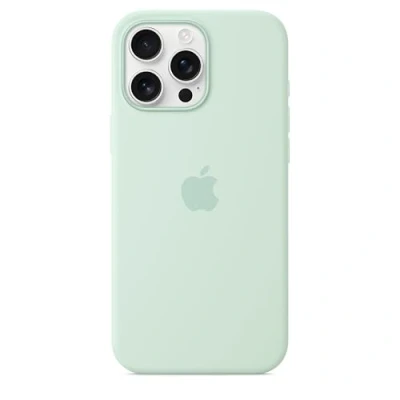 Afbeelding van Apple Siliconen hoesje met MagSafe (Apple iPhone 16 Pro Max), Smartphonehoes, Groen