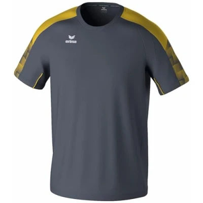 Afbeelding van Erima Evo Star T Shirt Heren Grijs / Geel Maat: XL