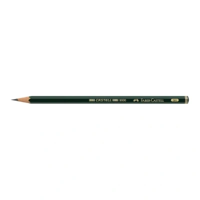 Image de Faber Castell Lot de 12 Crayon 9000, hexagonale, dureté mine: 5H