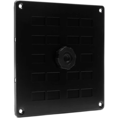 Afbeelding van Nedco aluminium schuifrooster zwart 160x160mm