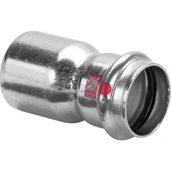 Afbeelding van Viega Prestabo verloopsok inschuif 28x15 mm staal