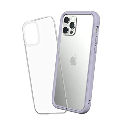 Afbeelding van RHINOSHIELD Modular Case Compatible with [iPhone 12/12 Pro] Mod NX Customizable Shock Absorbent Heavy Duty Protective Cover 3.5M / 11ft Drop Protection Lavender