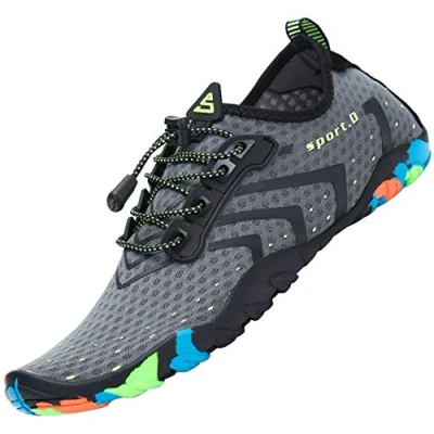 Afbeelding van Tmaza Zwemschoenen, voor heren en dames, slipvast, waterschoenen, strandschoenen, aquaschoenen, surfschoenen