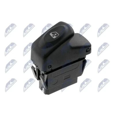 Afbeelding van NTY EWS RE 010 Schakelaar, raamopener Rechts voor, Links achter, achter RENAULT: Kangoo I, CLIO 2, I Express