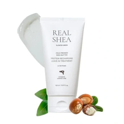 Afbeelding van Rated Green REAL SHEA Protein Recharging Leave IN Treatment Haarverzorging, Maat: 150 ml,