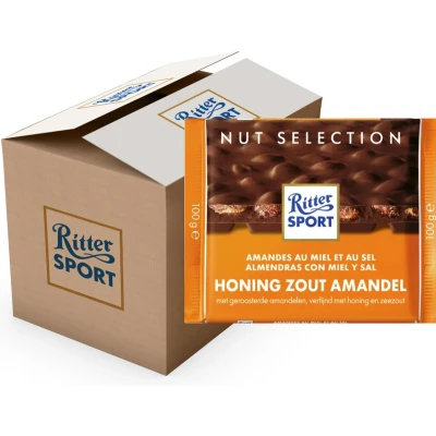 Afbeelding van Ritter Sport Honing Zout 11x100g