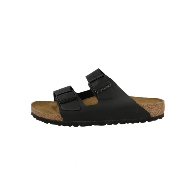 Afbeelding van Birkenstock Pantoffels, Maat: 38, Schwarz Leer