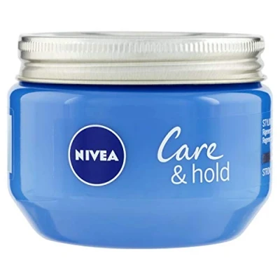 Afbeelding van NIVEA Care &amp; Hold Creme gel Styling 150 ml langdurige haargel anti crêpe crème kort en middellang haar met vitamine B3
