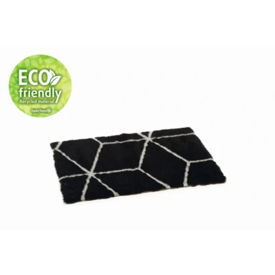 Afbeelding van Beeztees Eco Vetbed Bench Qub Zwart/Grijs 78 cm Hond