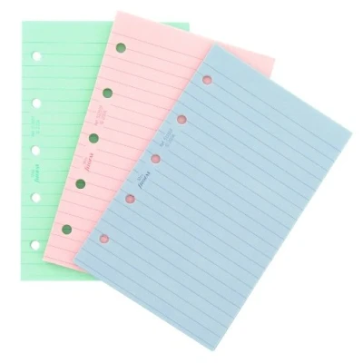 Afbeelding van Filofax vulling mini gelijnd papier fashion colours