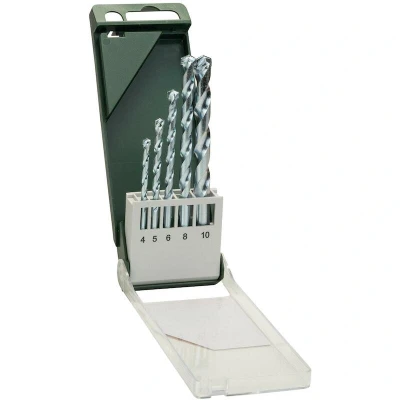 Afbeelding van Bosch Accessories 2609255460 Steen spiraalboorset 5 delig 4 mm, 6 8 10 mm Cilinderschacht 1 set(s)