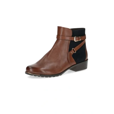 Afbeelding van Caprice MIT CAP Airmotfb Korte laarzen, Dames, Maat: 36, Cognac comb Leer