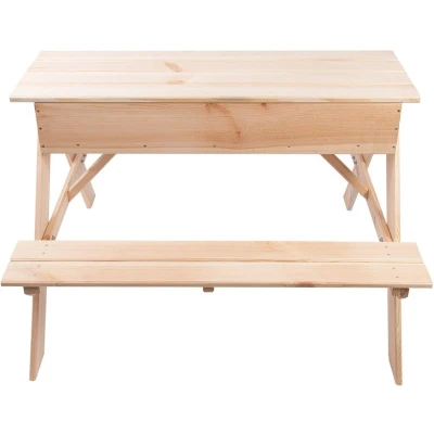 Afbeelding van Esschert Design 2 in 1 Picknicktafel met Zandbak