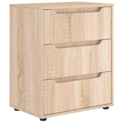 Afbeelding van vidaXL Dressoir VISNES 60x40x73 cm spaanplaat sonoma eikenkleurig