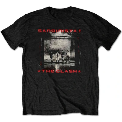 Afbeelding van The Clash Sandinista! Heren T shirt S Zwart