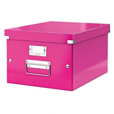 Image de Boîte de rangement A4 Leitz Click et Store Wow Rose
